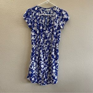 Kimchi Blue White and Blue Dress Size Small